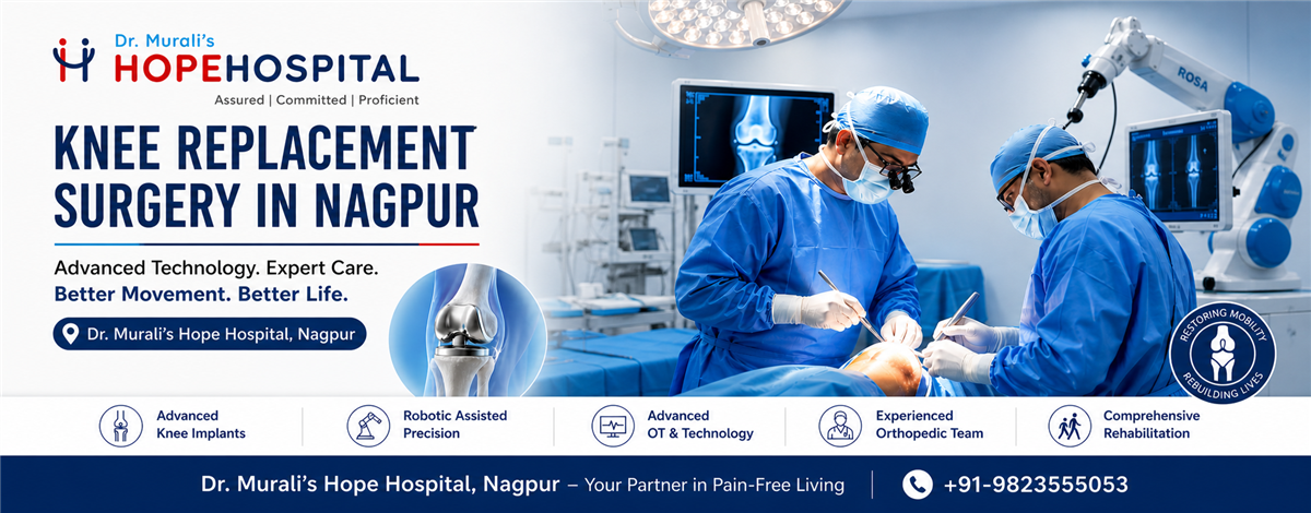 Knee Replacement Surgery in Nagpur - Expert Care by Dr. B.K. Murali at Hope Hospital